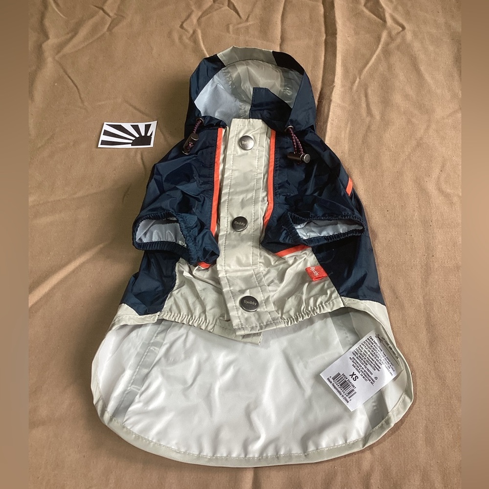 NWOT Petco Reddy Reflective Navy Colorblock Dog Jacket XS